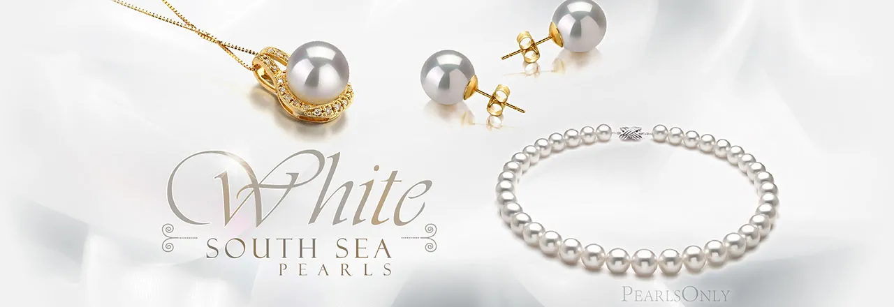 PearlsOnly Perles blanches de la mer du Sud
