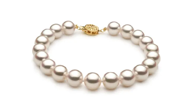 View Bracelet Akoya japonais blanc collection