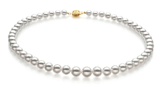 View Collier Akoya japonais blanc collection