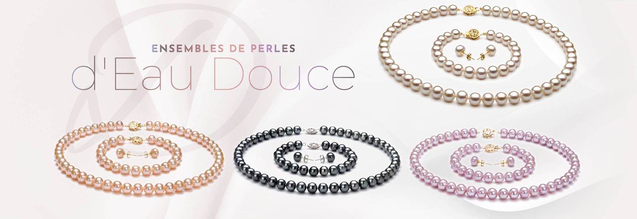 PearlsOnly Ensemble de perles d'eau douce