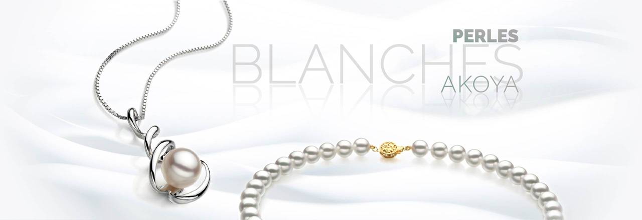 Landing banner for Perles d'Akoya japonaises blanches